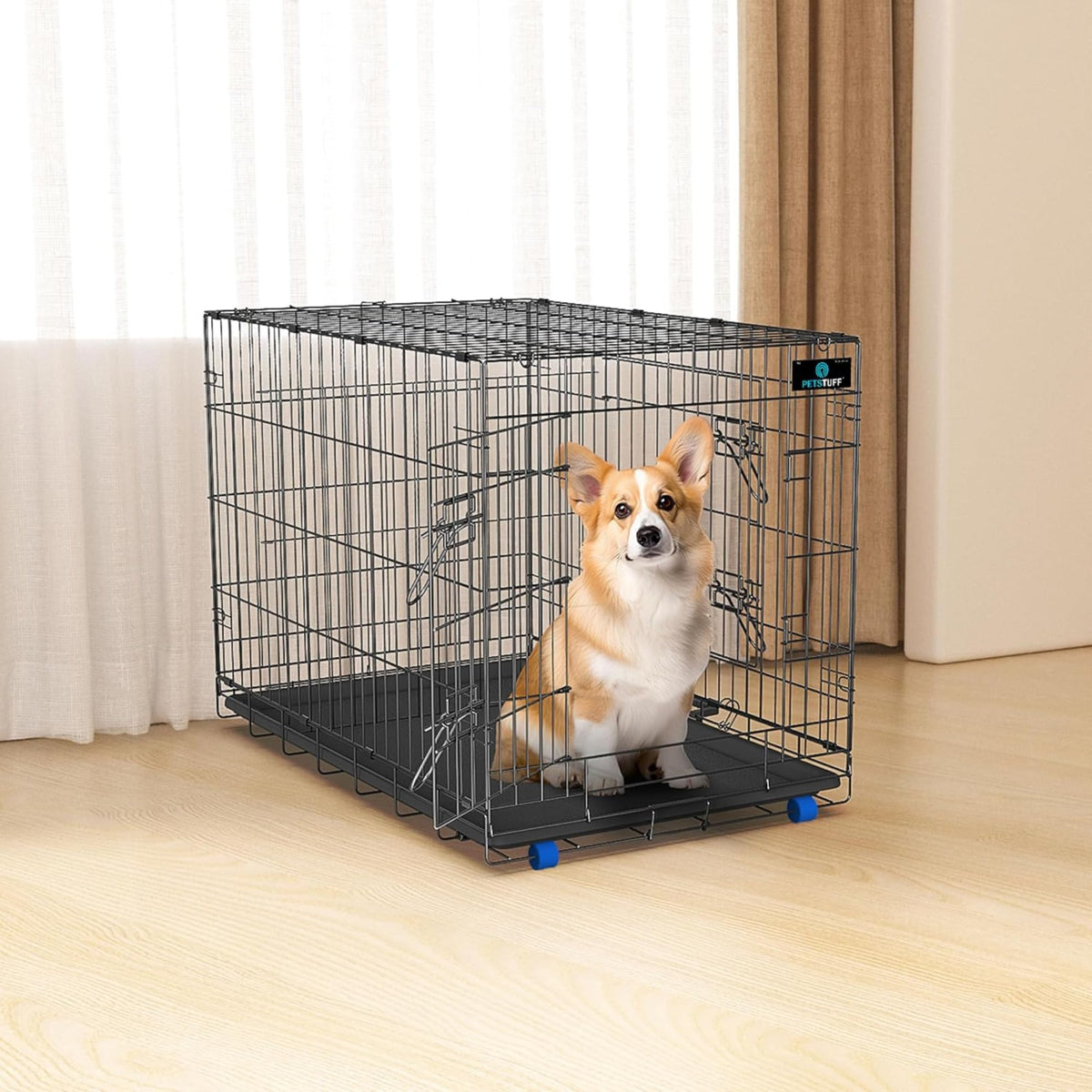 42” X-Large Heavy-Duty Dog Crate with Divider Panel U372182