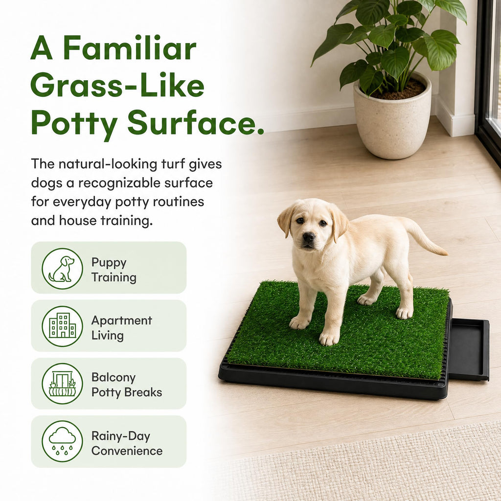 25 x 20 in Dog Grass Pad with Tray E79474