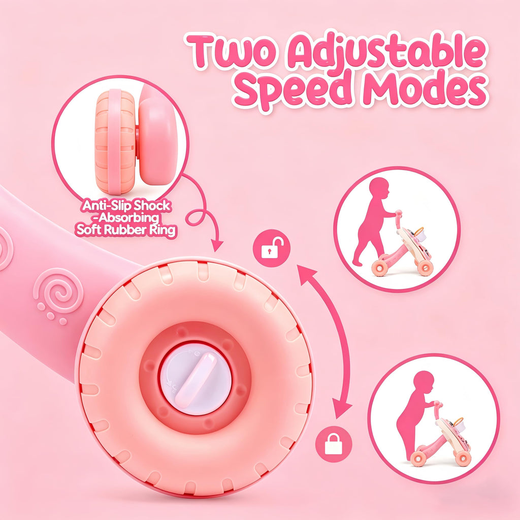 2-in-1 Baby Walker with Detachable Activity Center S848296