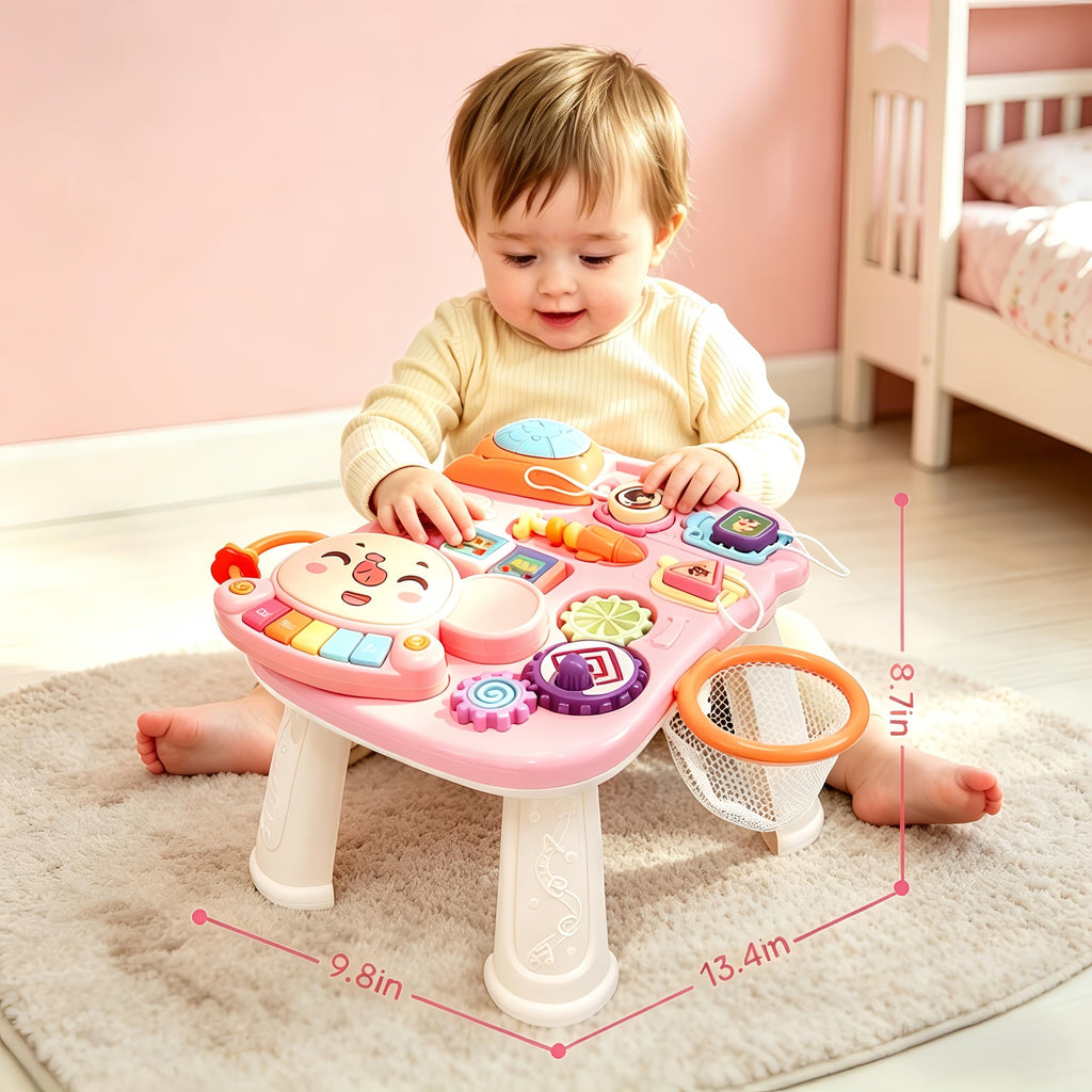 2-in-1 Baby Walker with Detachable Activity Center S848296