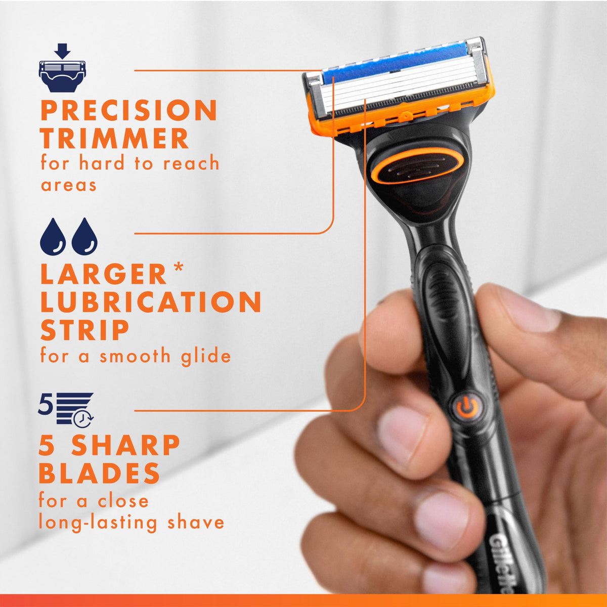 8 Count Razor Blade Refills with Precision Trimmer Q83025