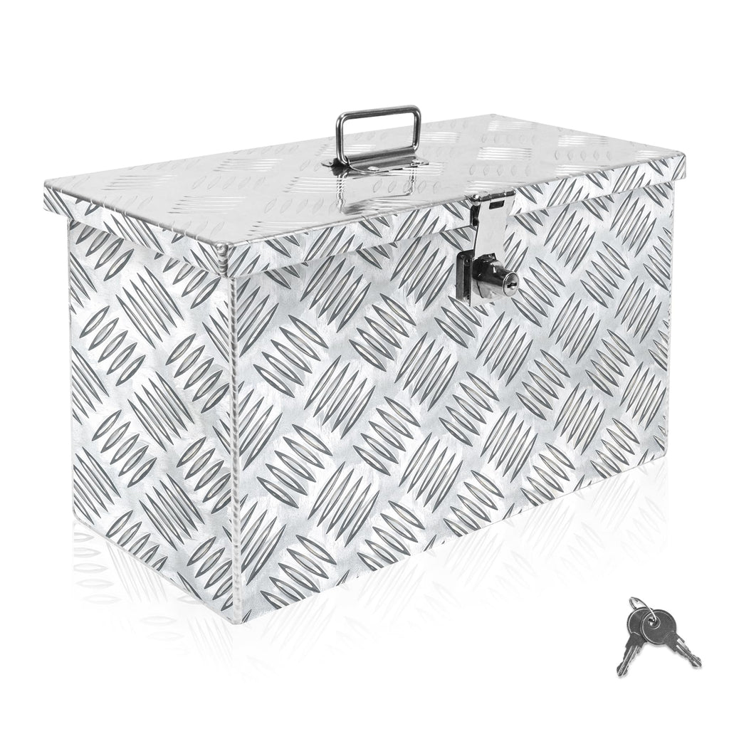 16 Inch Aluminum Waterproof Truck Tool Box with Lock and Keys Y99998