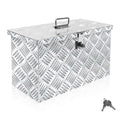 16 Inch Aluminum Waterproof Truck Tool Box with Lock and Keys Y99998