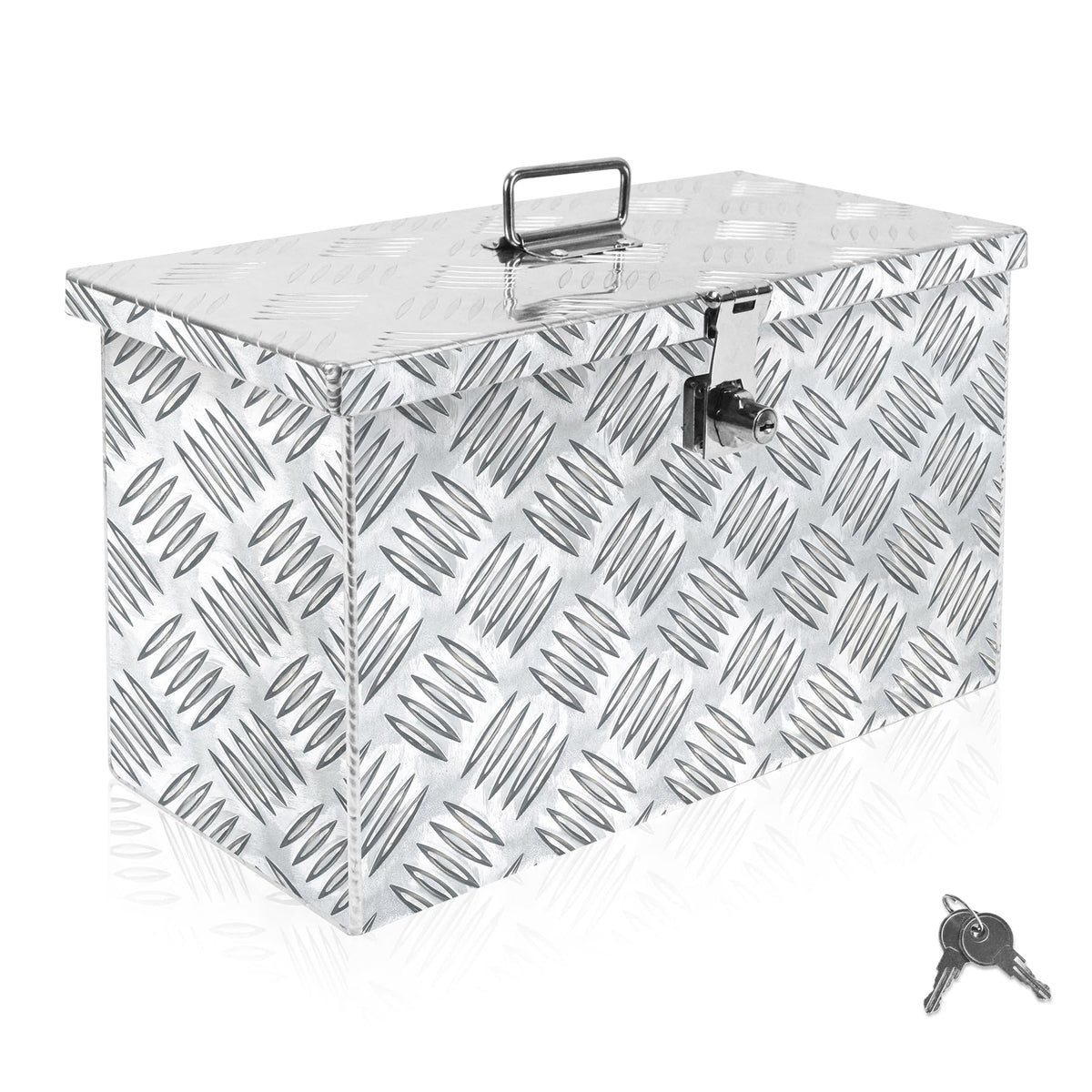 16 Inch Aluminum Waterproof Truck Tool Box with Lock and Keys Y99998