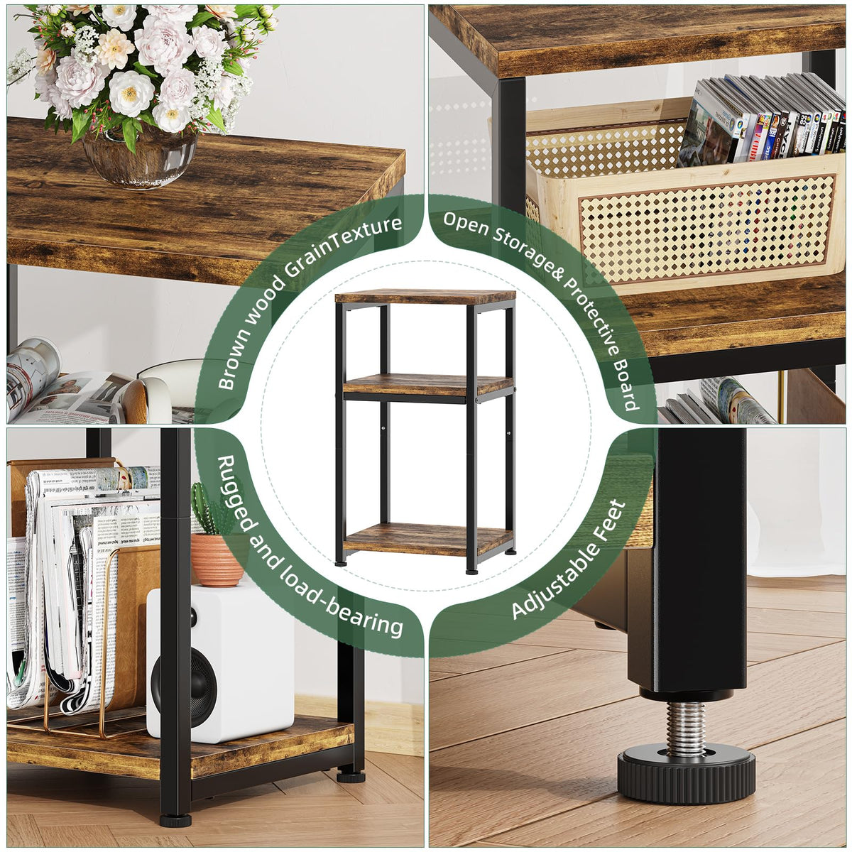 3 Tiers Shelf Side Table N98690