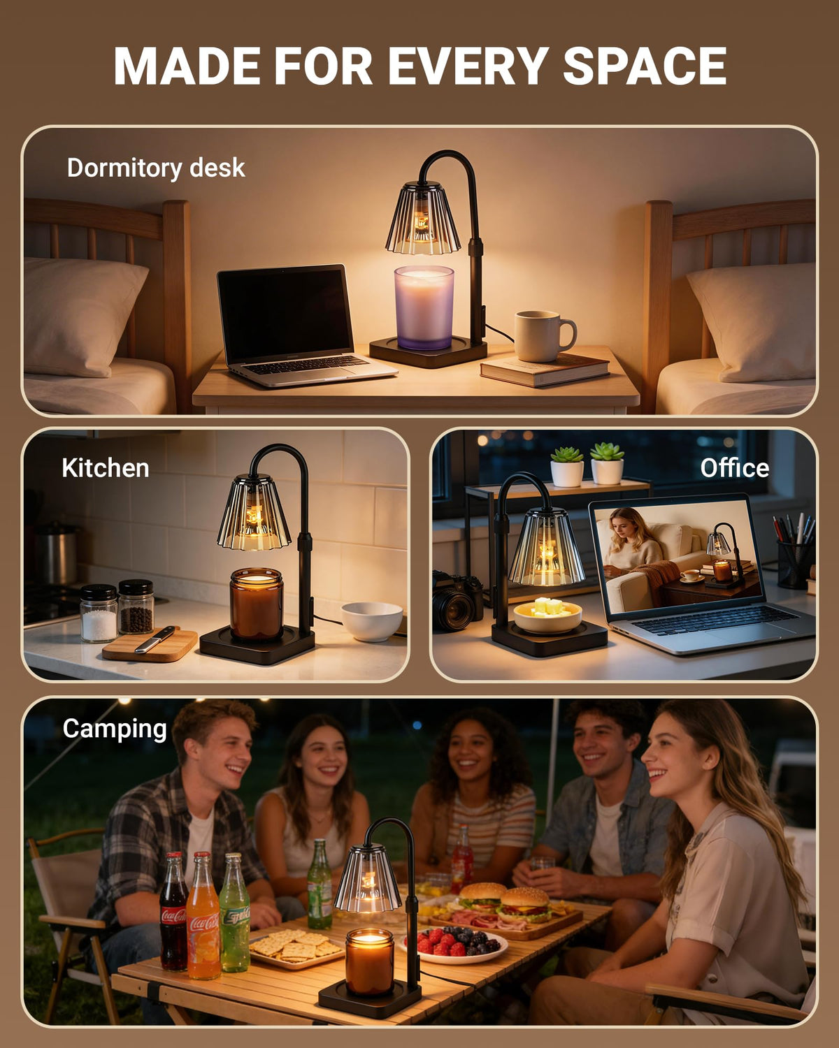 Candle Warmer Lamp with Timer T8637