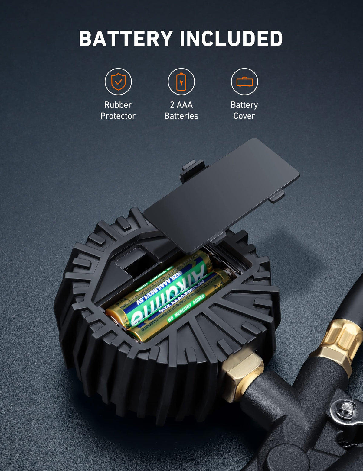 Digital Tire Pressure Gauge with Inflator 3-250 PSI U9888