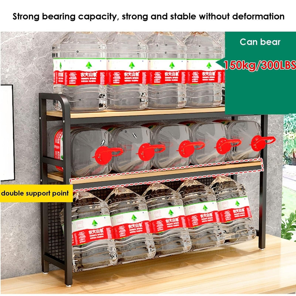 White 23-Tier Wrought Iron Desktop Bookshelf M430