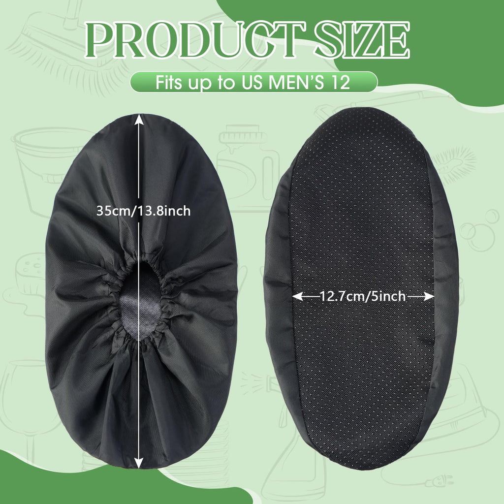 8 Pairs Reusable Waterproof Non Slip Shoe Covers X-Large C80435