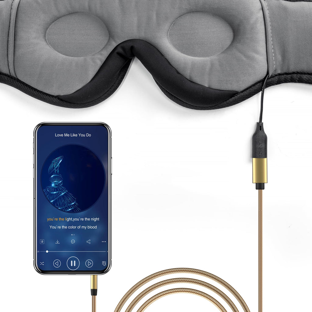 3D Sleep Mask with Bluetooth Headphones W68443