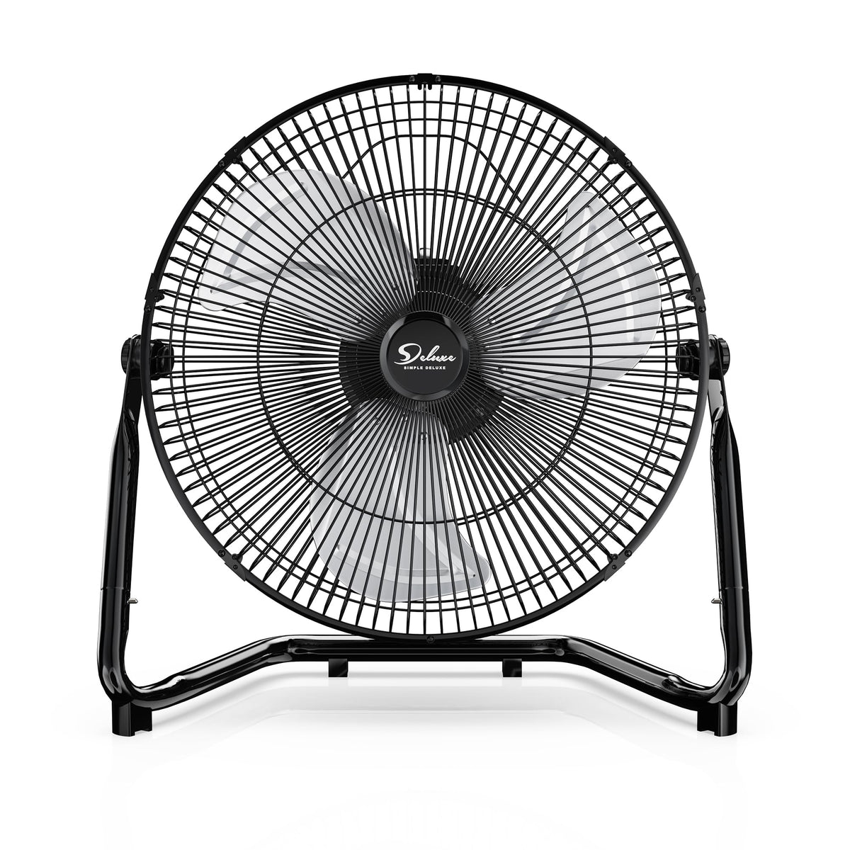 20 Inch 3-Speed High Velocity Metal Industrial Floor Fan, Black H622801