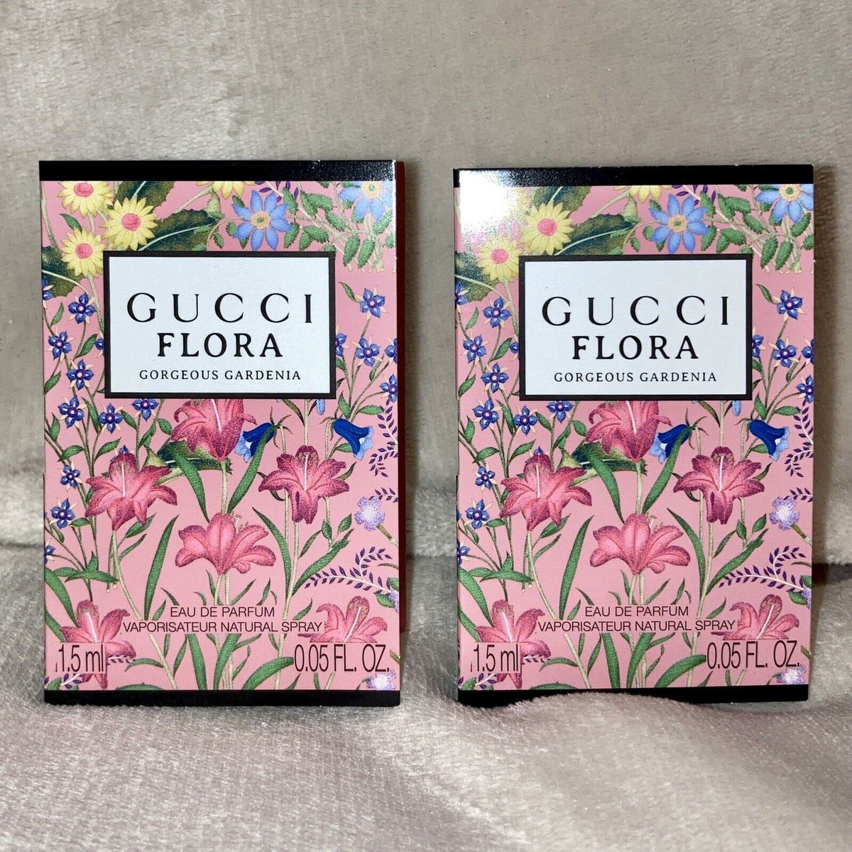 2x Eau De Parfum Sample Spray .05oz 1.5ml Each W55897