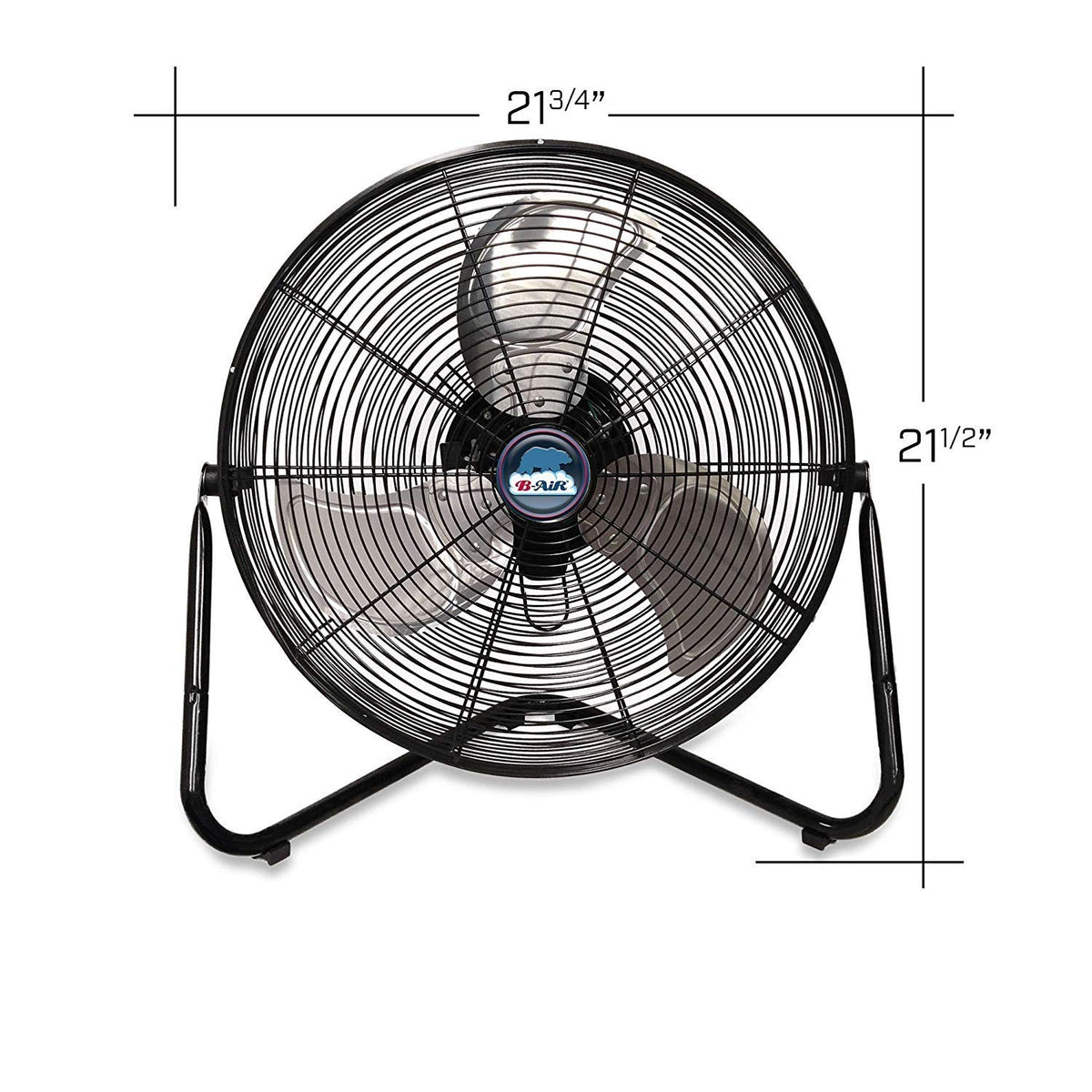 20" High Velocity Electric Floor Fan with 3-Speeds P76239
