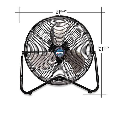 20" High Velocity Electric Floor Fan with 3-Speeds P76239