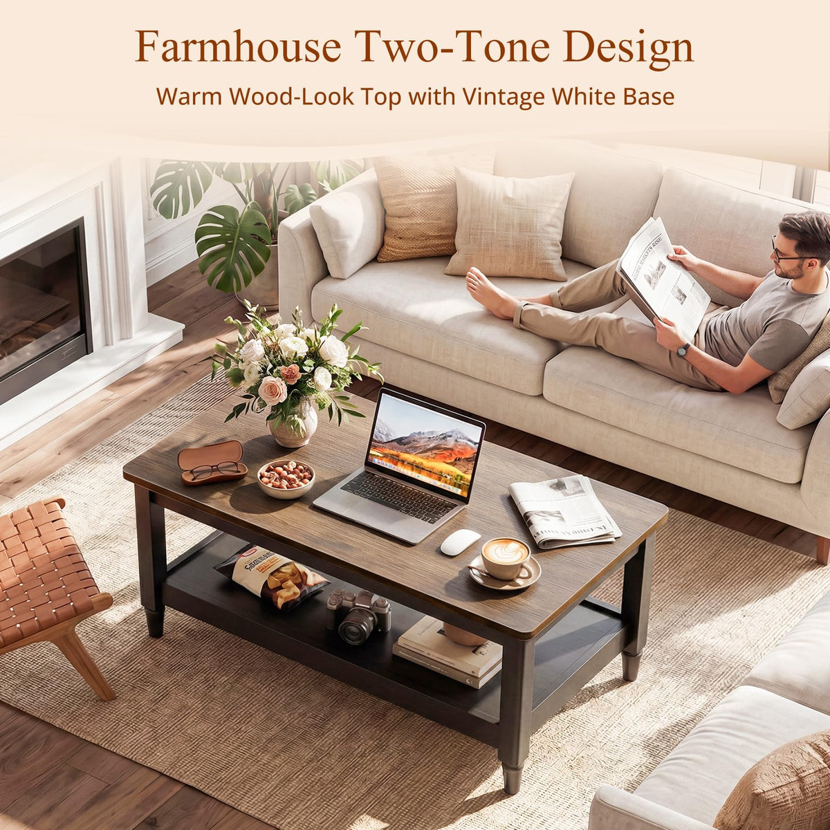 40" Black Coffee Table H820768