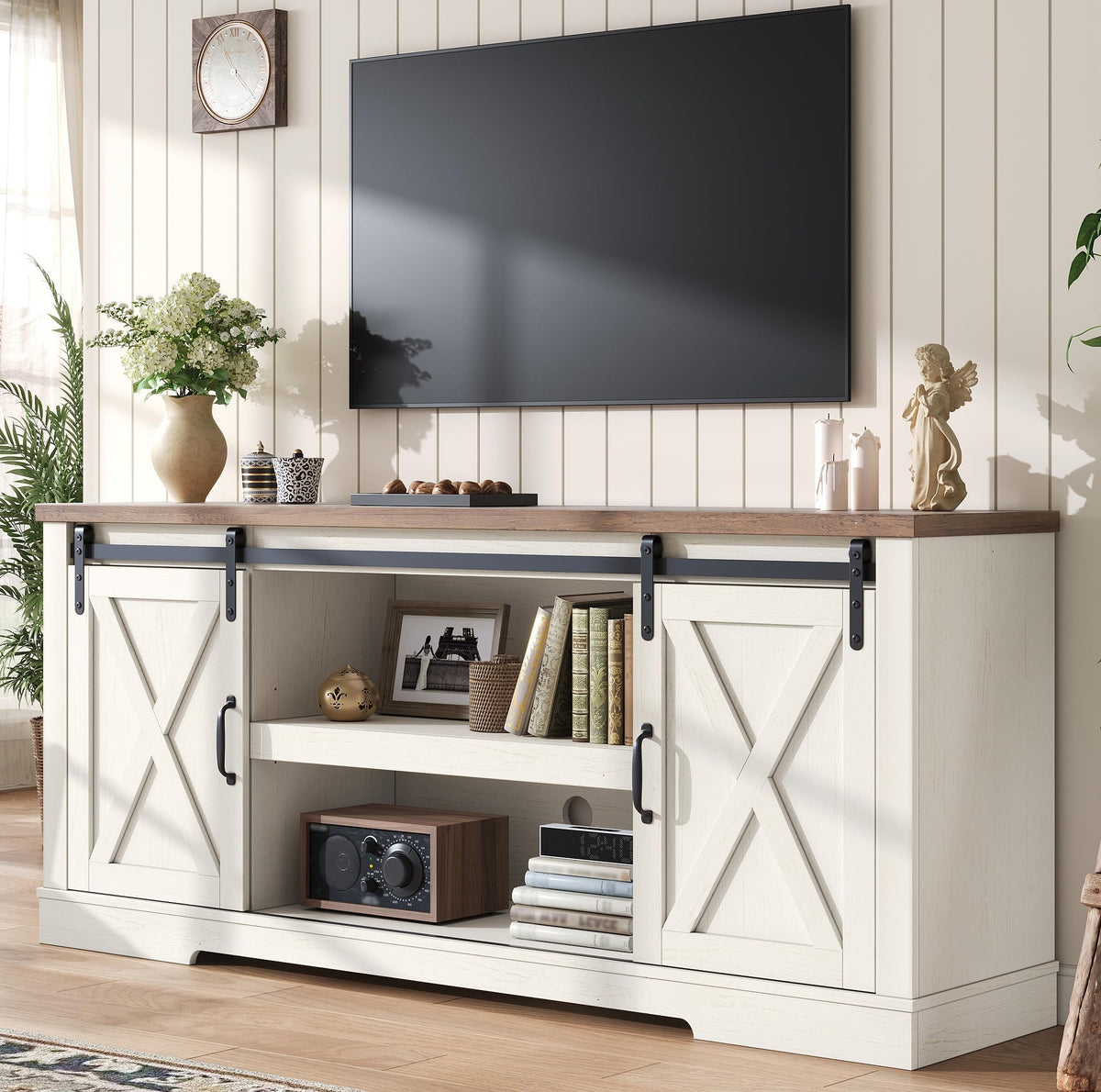 White TV Stand V37403