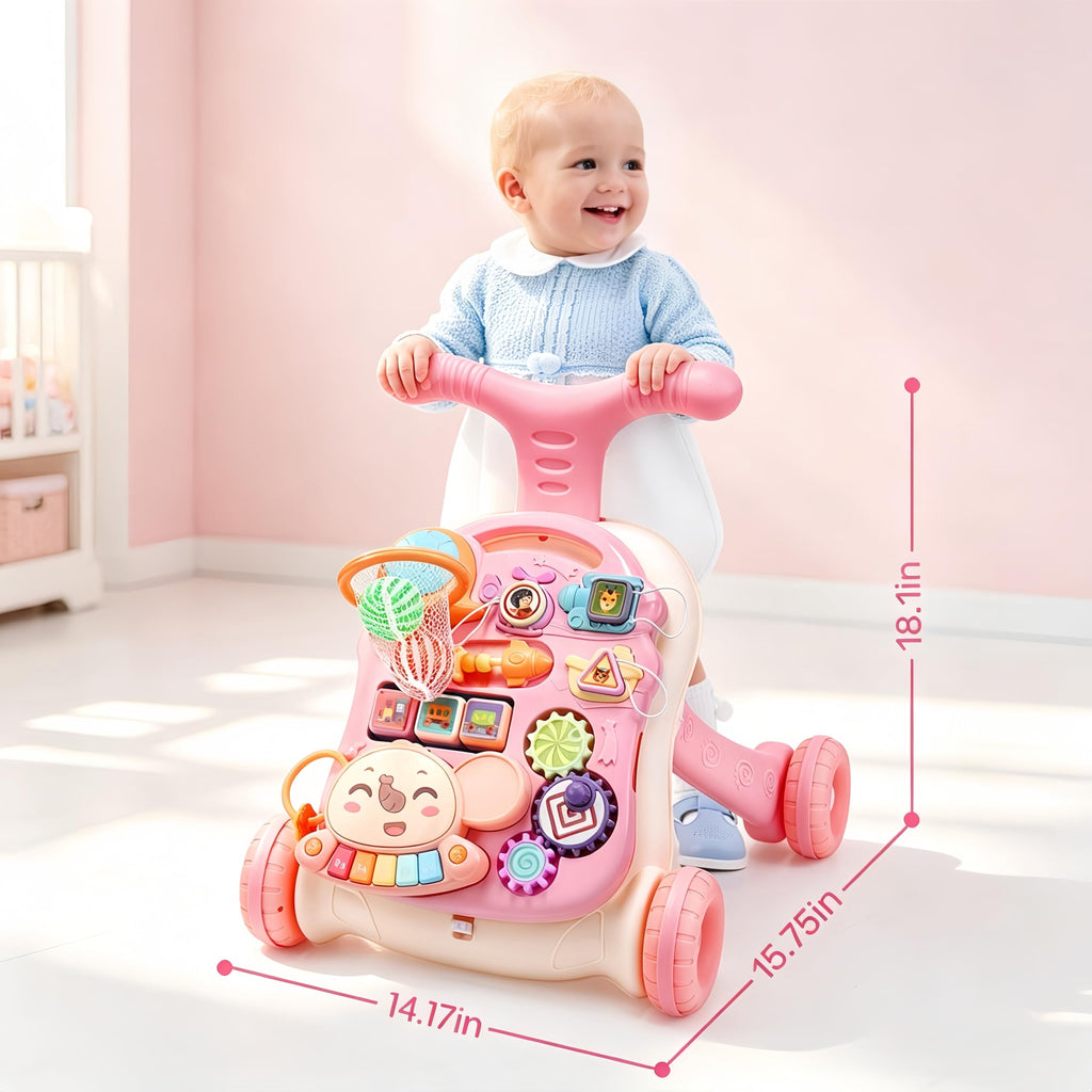 2-in-1 Baby Walker with Detachable Activity Center S848296
