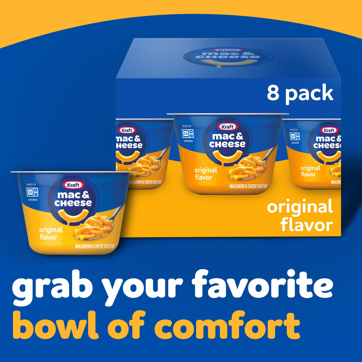 Microwavable Macaroni and Cheese Cups 8 ct L492