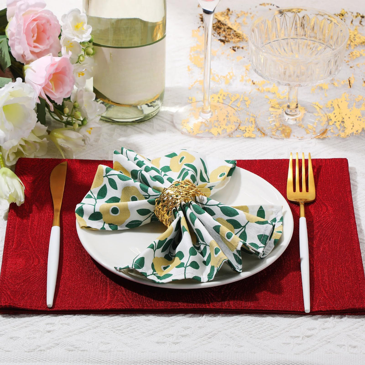Cotton Cloth Napkins Set of 24 A464