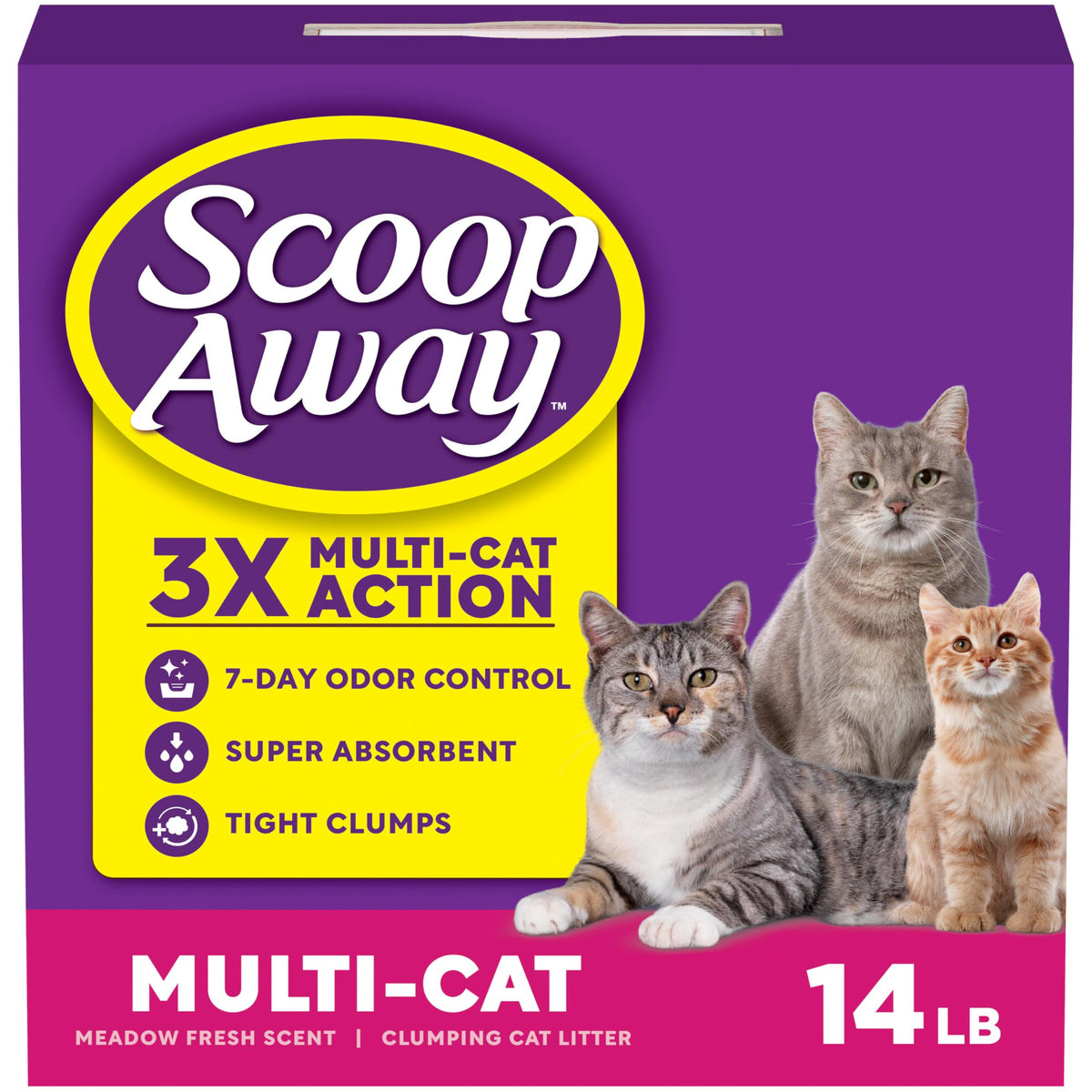 Multi Cat Litter Meadow Fresh Scent 14 lb R39773