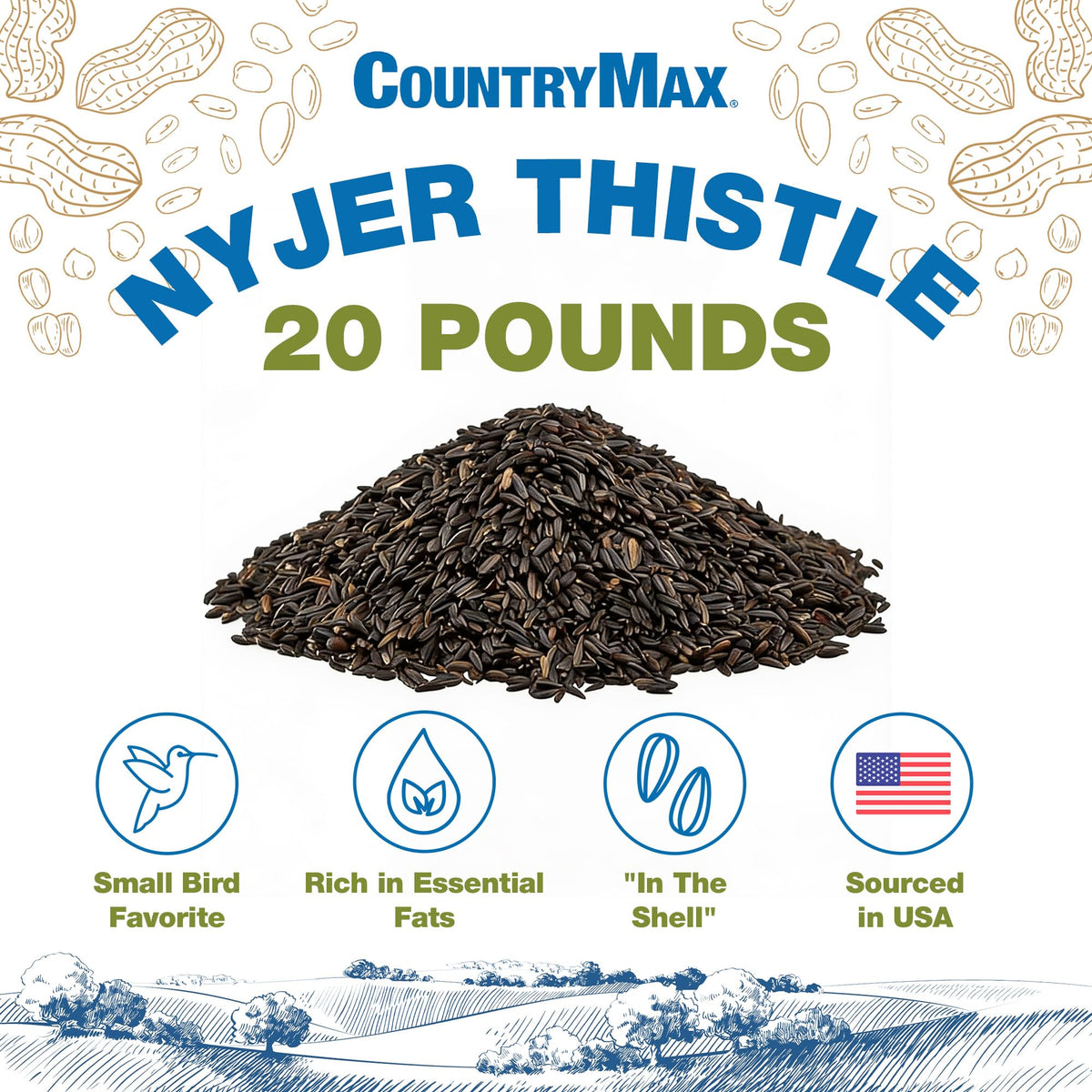 Nyjer Seed for Finches & Songbirds N4058