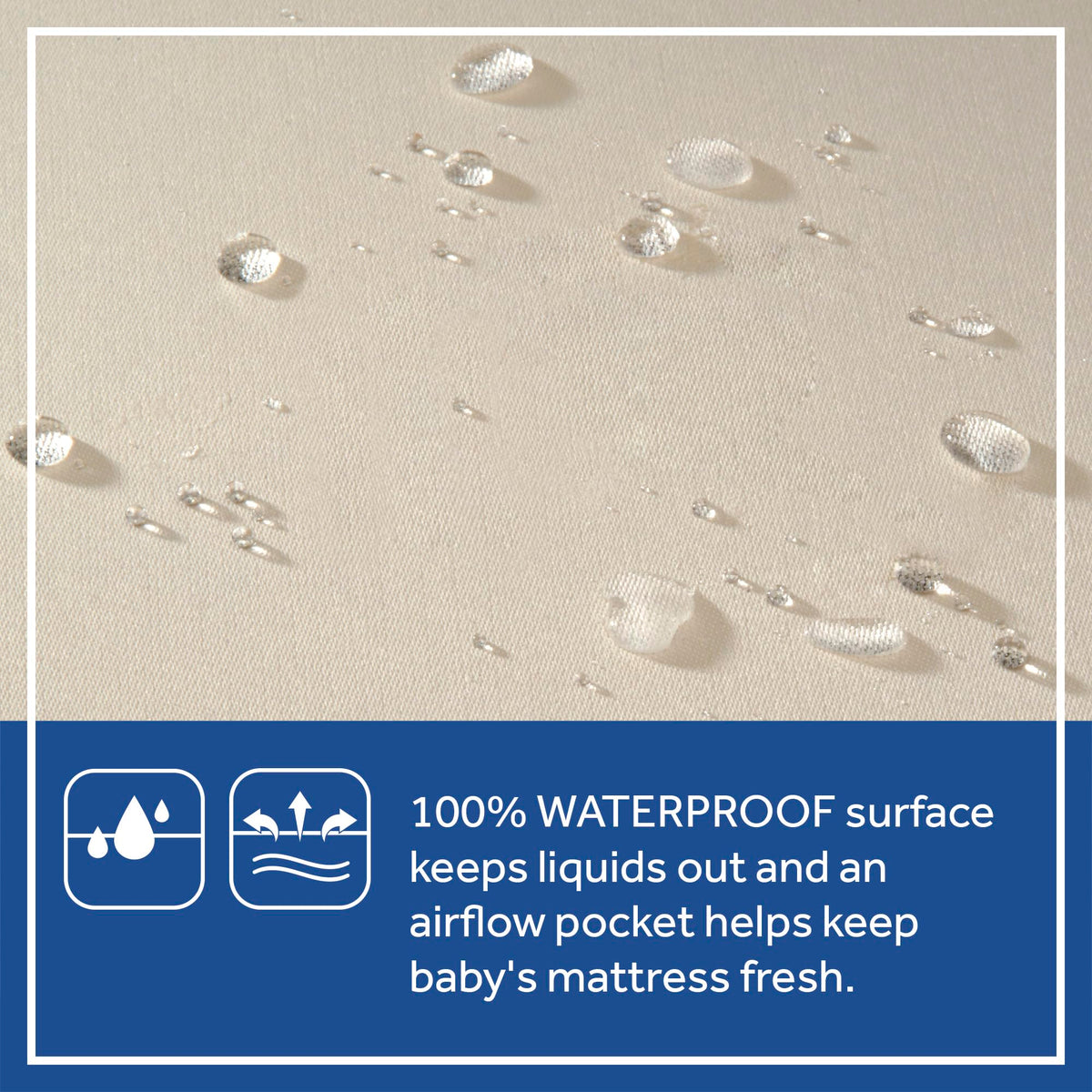 2 Stage Waterproof Crib Mattress K6794