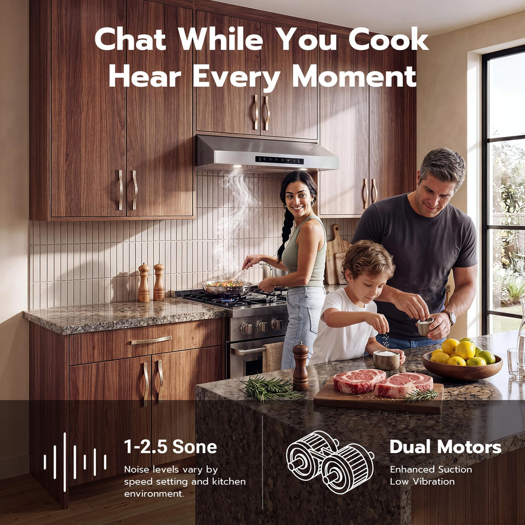 30 Inch Under Cabinet Range Hood with 1200 CFM S29851