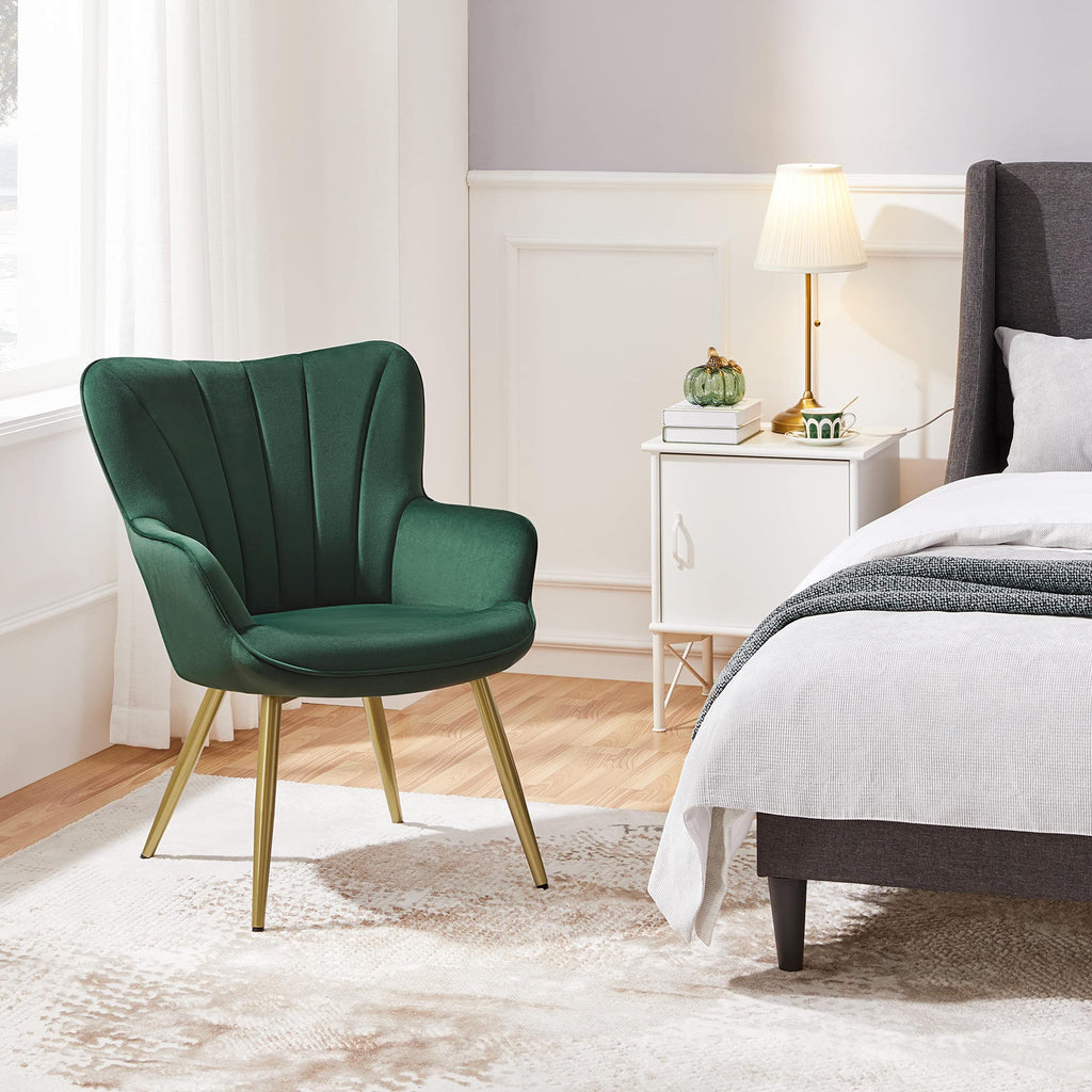 Green Upholstered Accent Chairs Set of 2 L368120