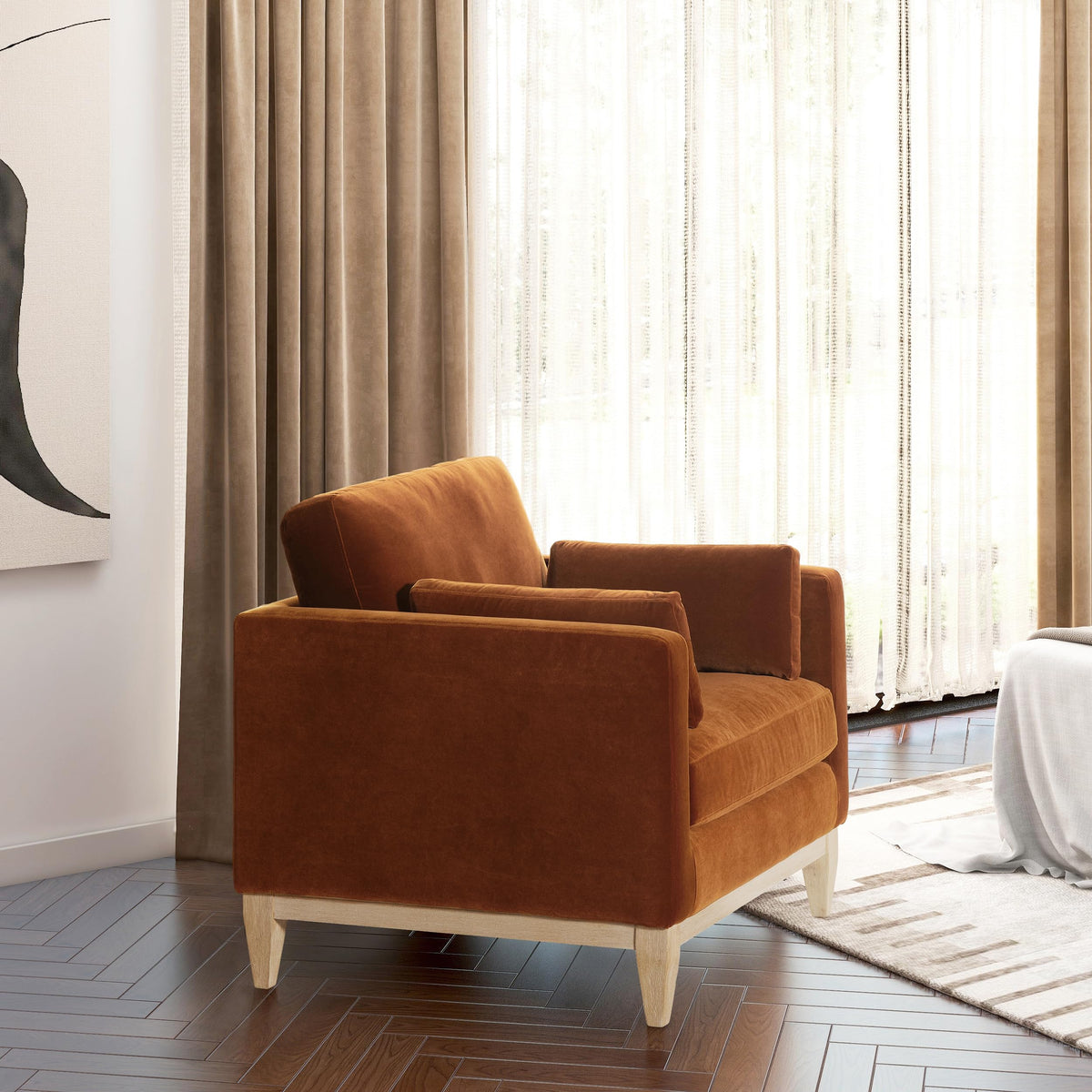 Modern Upholstered Living Room Chair P145546