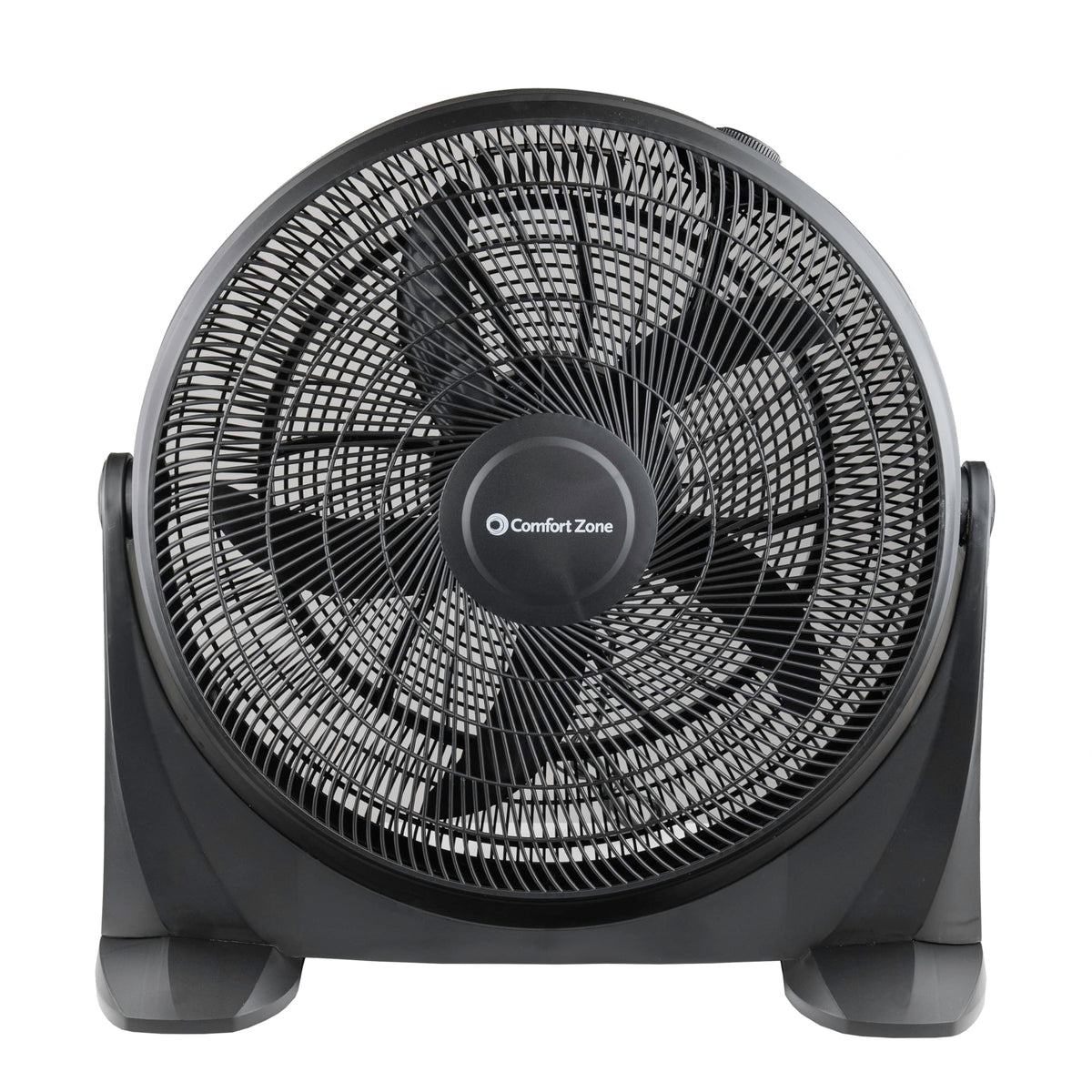 20-Inch High-Velocity Floor Fan with 3 Speeds, Black D43406