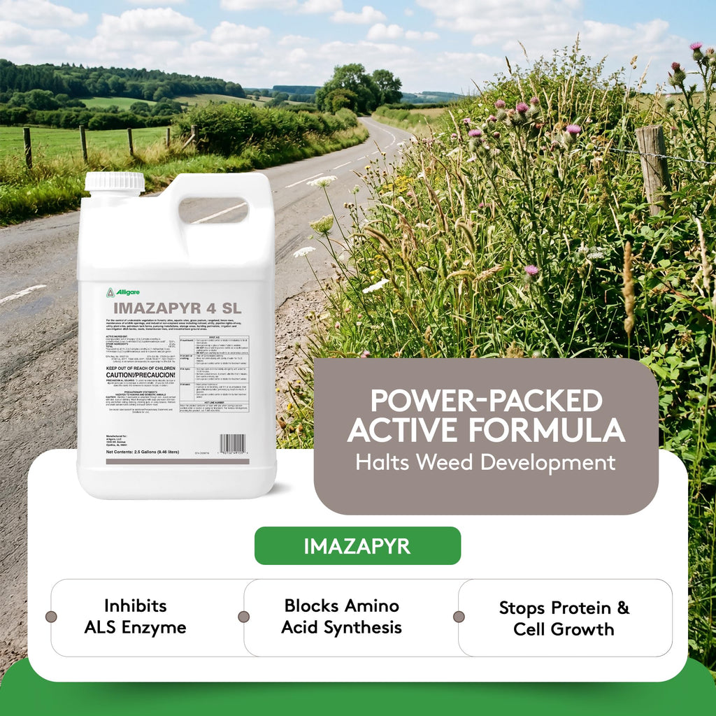 Imazapyr 4 SL Herbicide 2.5 Gallon Liquid Weed Killer U678899